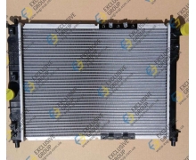 Радиатор охлаждения двигателя основной (без конд.) (LANOS, OEM (Корея), 96351263)